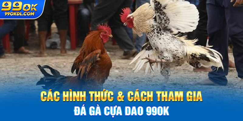 Các hình thức & cách tham gia đá gà cựa dao 99ok